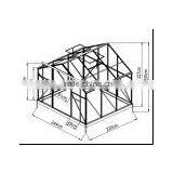 Premium Manufactuer of Aluminum Walk-in Garden Greenhouse thumbnail-3