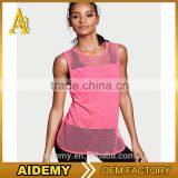 Wholesale Fitness Activewear Women's Mesh Tank Top Sexy t Shirt thumbnail-1