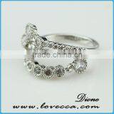 Zircon Crystal Love Heart Ring 5.5/6/7/8/9 Size thumbnail-6