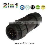 SQ19-10P IP68 Soldering Electric Cable Wire Waterproof Connector thumbnail-3