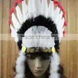 2015Fashion Luxurious Natural Chicken Feather Headdress for Adult -i thumbnail-1