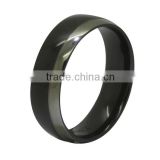 7mm Black Zirconium Ring BR1009