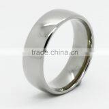 Men's Titanium Grooved Ring With Sand Stone Finish thumbnail-2