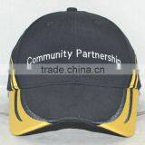 Professional Custom Black Stitching Material is 100% Cotton,front Logo Embroidery, 58 cm Size