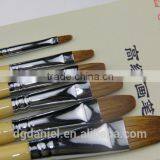 6pcs/pack New Artist Transparent Handle Paint Brush Set Artist Nylon Oil Painting Brushes Art thumbnail-3