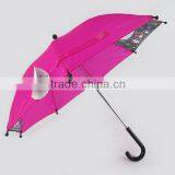 Auto Pink Cats Printed Kids Umbrella thumbnail-5