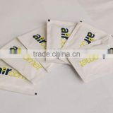 Travel package wet wipes