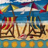 Beach Scene Beach Towel