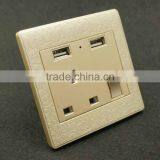 Wholesale Electric Usb Charger uk Wall Switch Plug Socket With Usb thumbnail-2