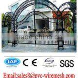 Hot Galvanized+PVC Coated CE&ISO Certificated Wrought Iron Fence Gates(pro Manufacturer) thumbnail-1