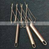 BBQ Roast Barbecue Needles Skewers Metal Handle Stainless Steel Fork thumbnail-1