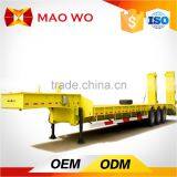 50T Gooseneck Lowboy Flatbed Semi Trailer or Lowbed Truck Semi Trailer for Mechanical Equipment thumbnail-5