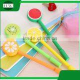Promotional Wholesale Cheap Funny Cartoon School Office Stationery Mini Plastic Fruit Roller Ball Point Pen thumbnail-3