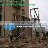 For water well drilling,drilling rigs auger HF150E drilling rig machine, can drill 100m depth,,easy operation