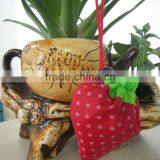 Polyester Fruit Foldable Shopping Bags Strawberries Bag thumbnail-1