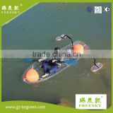 begreen 2017 summer stlye water sport kayak transparent with kayak stabilizer
