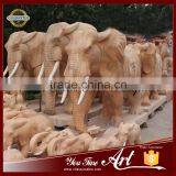 Garden Customize Size Africa Marble Elephant thumbnail-2