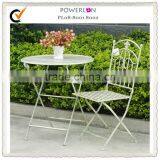 Folding Vintage Industrial Metal Table thumbnail-1