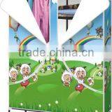 Vivinatur Double Canvas Woven Wardrobe Clothes Storage Cabinet thumbnail-1