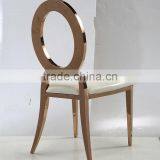 Wedding Furniture Royal Rose Gold Throne Chair for Wedding thumbnail-2