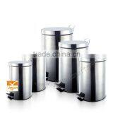 Stainless Steel Pedal Bin Set of 5 With Plastic Inner Box thumbnail-1