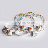Porcelain Dinnerware Set, 16pcs /20pcs Set With Beautiful Flower Decal thumbnail-4
