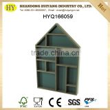 house shaped wood display against wall wholesale