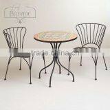 metal garden furniture set