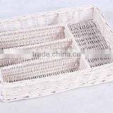 Prickle Storage Basket/ Rattan Woven Rectangle Basket thumbnail-1