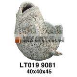 Vietnam Garden Decoration Antique Fish Statue Poterry thumbnail-1