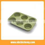 High Quality 6 Cups Silicone Muffin Pan/Silicone Muffin Mold/Cupcake Mold thumbnail-4