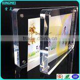 KM-CP29 Hot Sale Double Sided Acrylic Photo Frame With Magnets, Crystal Clear Plastic Magnetic Photo Block Frame thumbnail-1
