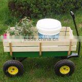 Kid's Wooden Wagon Garden Tool Cart TC1801 thumbnail-1