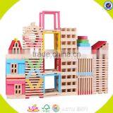 Wholesale Hot Sale 150 Pcs Wooden Building Bricks Game Toy Brain Training Wooden Toddler Building Bricks Game Toy W13D153 thumbnail-4