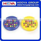 Creative Suitable for Gifts and Premiums Calculator Round Hamburger Calculator With Coloured Buttons thumbnail-1