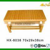 Cheap Bamboo Wood Living Room Sittable Shoe Rack Bench thumbnail-1