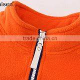 Children Garment Windproof Pocket Zipper-up Orange Polar Fleece Children's Coats thumbnail-2