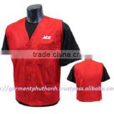 man Sleeveless cheap safety work vest
