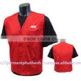 Man Sleeveless Cheap Safety Work Vest thumbnail-1