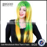 Women Cosplay Colorful Long Hair Wigs Lace Front Wig For Party Funny Female Wigs For Halloween