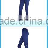 Unique Hot Girl Yoga Pants /Navy Blue Girls Sport Leggings/Sexy Girl Wearing Yoga Pants thumbnail-5