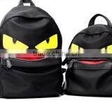 Cute image monster backpack/small size daily girls backpack/oem image bag backpack