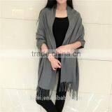 Luxury Brand Scarf Pashmina Echarp Cashmere Scarves Wrap Shawl Winter Women's Neck-warm Long Tassel Wool Scarves thumbnail-4