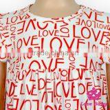 Hot Sale Summer Casual Kids Clothing Fly Sleeve LOVE Printed Design New Model Girl Short Dress thumbnail-4