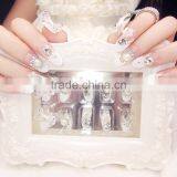 Self-adhesive Nails Glitter Tips With Glue Rhinestone Nails thumbnail-2