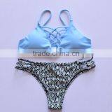 M664 Dingyang Fashion 2016 Wholesale Floral Print Hot Bikini thumbnail-3