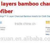 2017 4 Layers or 5 Layers Reusable Bamboo Charcoal Diaper Insert thumbnail-6