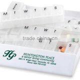 Four Weeks and Today Medicine Tray Organizer - Daily Pill Box Has Four Compartments Labeled Morn, Noon, Eve and Bed thumbnail-1