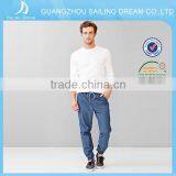 Stylish Navy Blue Fashion Chino Cotton Custom Man Pants for Wholesale thumbnail-4