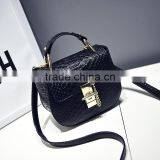 2017 Mini Chain C Snake pu Leather Shoulder Bag Woman Pink Handbag thumbnail-1